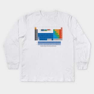 Periodic table Kids Long Sleeve T-Shirt